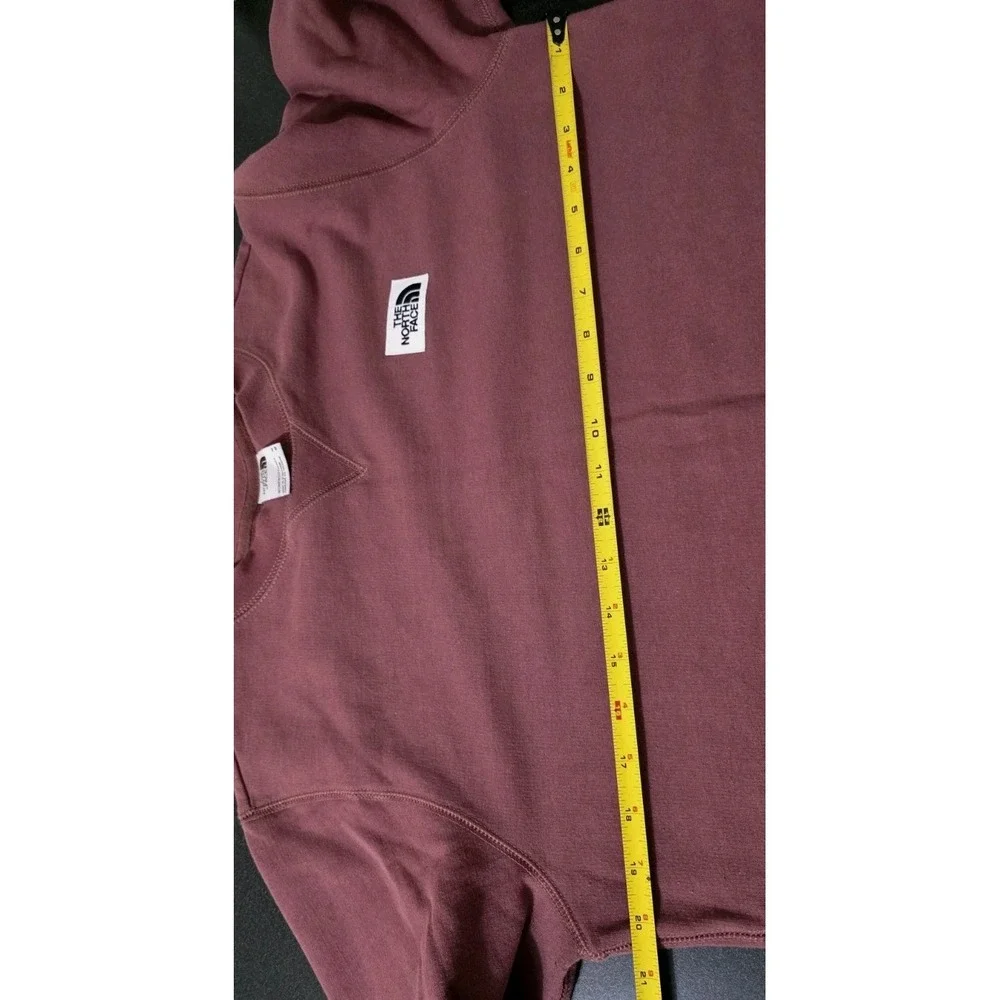 The North‎ Face Heritage Patch Crew Neck Sweatshirt M Woman Mauve Pink Pullover
